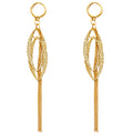 14K Yellow Gold Hanging Earring - ER329