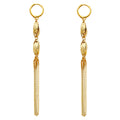 14K Yellow Gold Hanging Earring - ER330