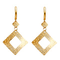 14K Yellow Gold Hanging Earring - ER336