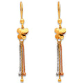 14K Yellow Gold Hanging Earring - ER378