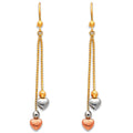 14K Yellow Gold Hanging Earring - ER389