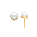 14K Yellow Gold Half Set - ER446