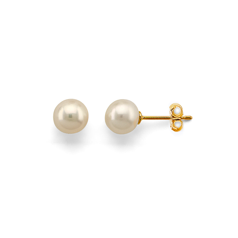 14K Yellow Gold Half Set - ER447