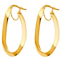 14K Yellow Gold Ball, 3 Color & Fancy Earring - ER506