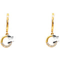 14K Yellow Gold Hanging Earring - ER508