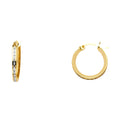 14K Yellow Gold Hoop Earring - ER517