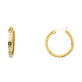 14K Yellow Gold Hoop Earring - ER518