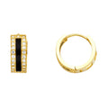 14K Yellow Gold Huggies Earring - ER545
