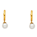 14K Yellow Gold Huggies Earring - ER595