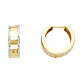 14K Yellow Gold Huggies Earring - ER596