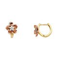 14K Yellow Gold Huggies Earring - ER630