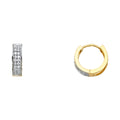 14K Yellow Gold Huggies Earring - ER632