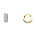 14K Yellow Gold Huggies Earring - ER633