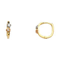 14K Yellow Gold Huggies Earring - ER636
