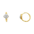 14K Yellow Gold Huggies Earring - ER639