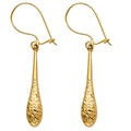14K Yellow Gold Hanging Earring - ER684