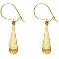 14K Yellow Gold Hanging Earring - ER688
