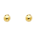 14K Yellow Gold Post Earring with Push Back - ER724