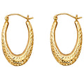 14K Yellow Gold Hanging Earring - ER766