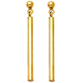 14K Yellow Gold Hanging Earring - ER767