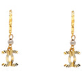 14K Yellow Gold Hanging Earring - ER779
