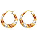 14K Yellow Gold Teardrop & Chandelier Earring - ER791