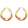 14K Yellow Gold Teardrop & Chandelier Earring - ER792