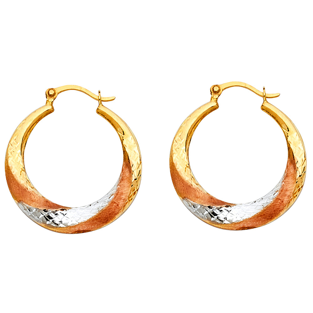 14K Yellow Gold Teardrop & Chandelier Earring - ER792