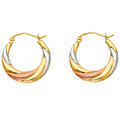 14K Yellow Gold Teardrop & Chandelier Earring - ER794