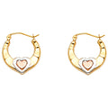 14K Yellow Gold Teardrop & Chandelier Earring - ER797