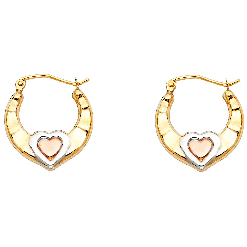 14K Yellow Gold Teardrop & Chandelier Earring - ER797