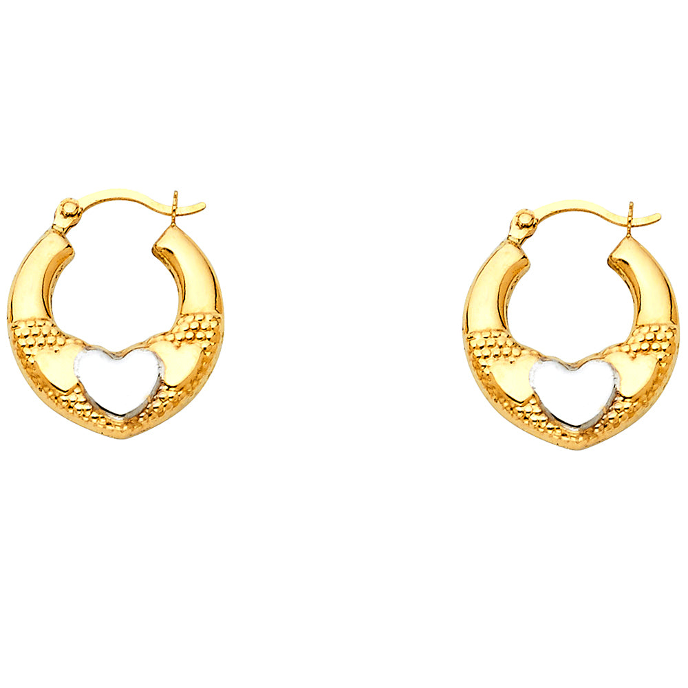 14K Yellow Gold Teardrop & Chandelier Earring - ER801