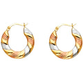 14K Yellow Gold Teardrop & Chandelier Earring - ER805