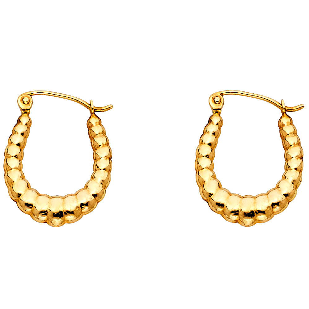 14K Yellow Gold Teardrop & Chandelier Earring - ER806