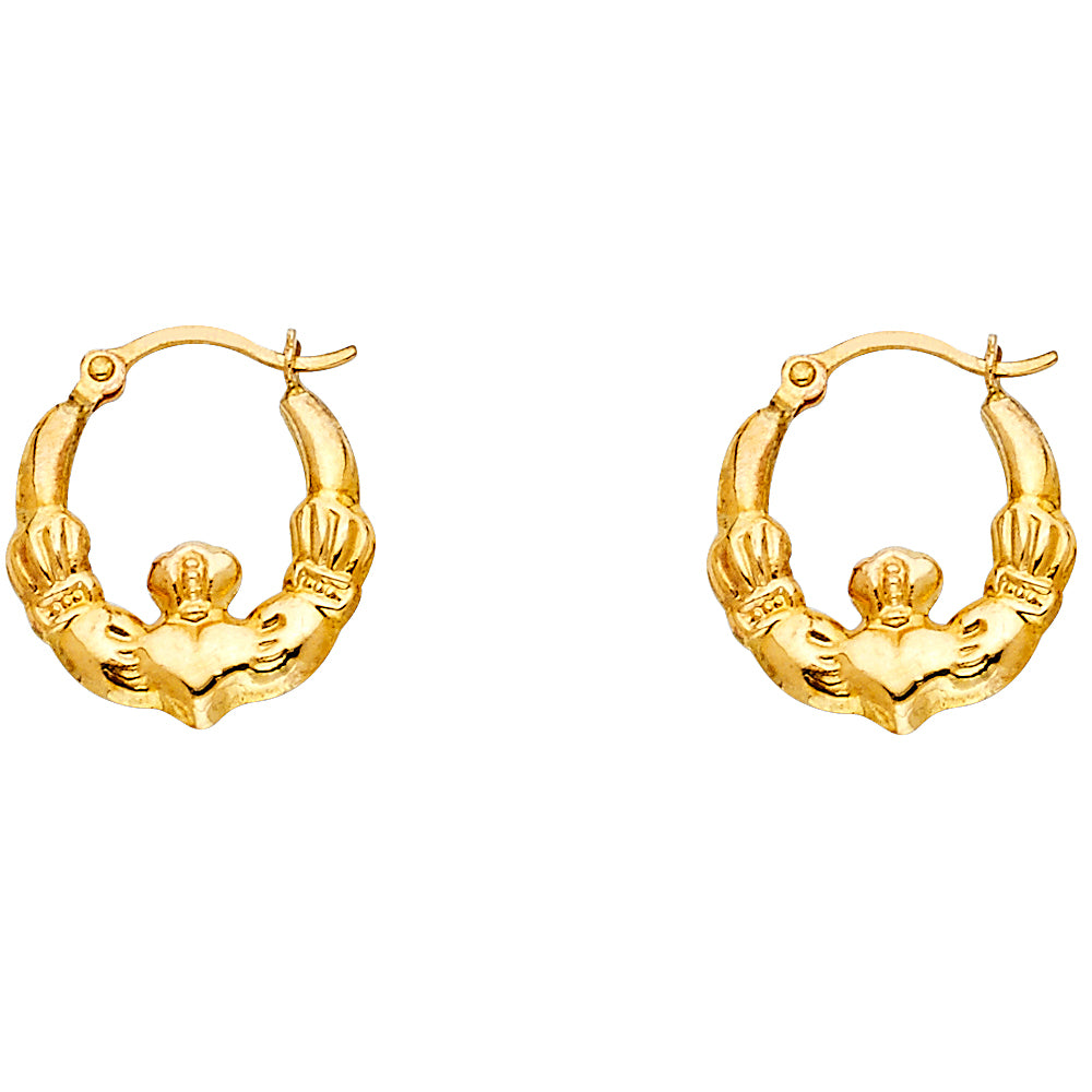 14K Yellow Gold Teardrop & Chandelier Earring - ER810