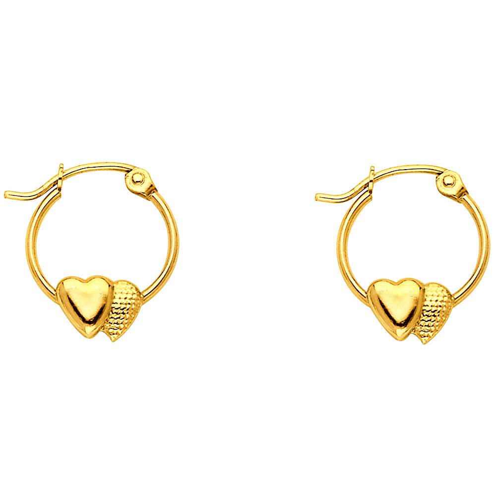 14K Yellow Gold Teardrop & Chandelier Earring - ER818