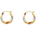 14K Yellow Gold Teardrop & Chandelier Earring - ER820