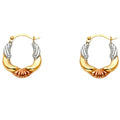 14K Yellow Gold Teardrop & Chandelier Earring - ER822
