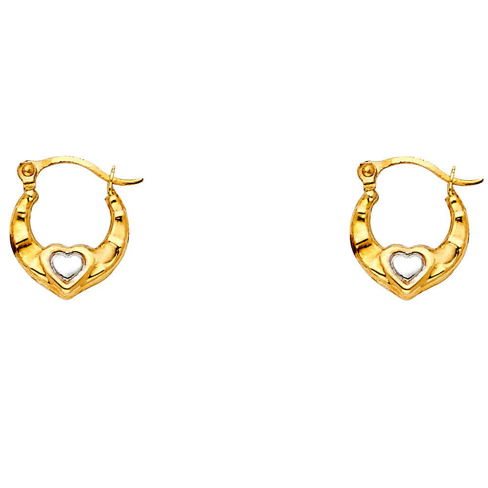 14K Yellow Gold Teardrop & Chandelier Earring - ER831