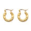 14K Yellow Gold Teardrop & Chandelier Earring - ER847