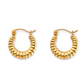 14K Yellow Gold Teardrop & Chandelier Earring - ER848