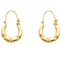 14K Yellow Gold Teardrop & Chandelier Earring - ER852