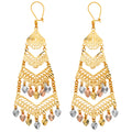 14K Yellow Gold Teardrop & Chandelier Earring - ER880