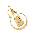 14K Yellow Gold Hoop Earring - ER914