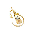 14K Yellow Gold Hoop Earring - ER917