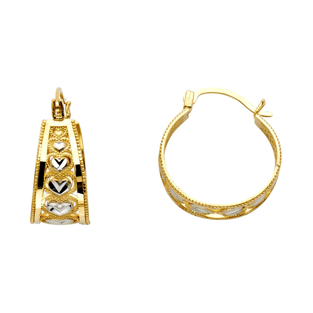 14K Yellow Gold Assorted Earring - ER994