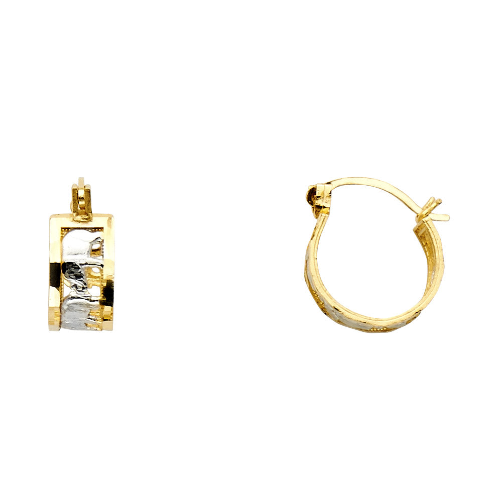 14K Yellow Gold Assorted Earring - ER996
