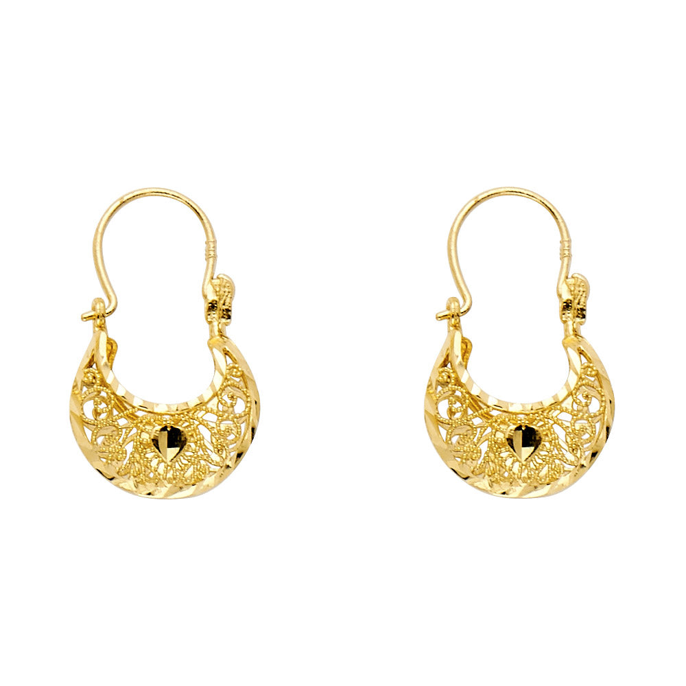14K Yellow Gold Assorted Earring - ER1005