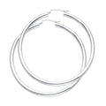 14K Yellow Gold Basic & Fancy Hoop Earring 3mm - ER1038