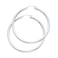 14K Yellow Gold Basic & Fancy Hoop Earring 3mm - ER1039